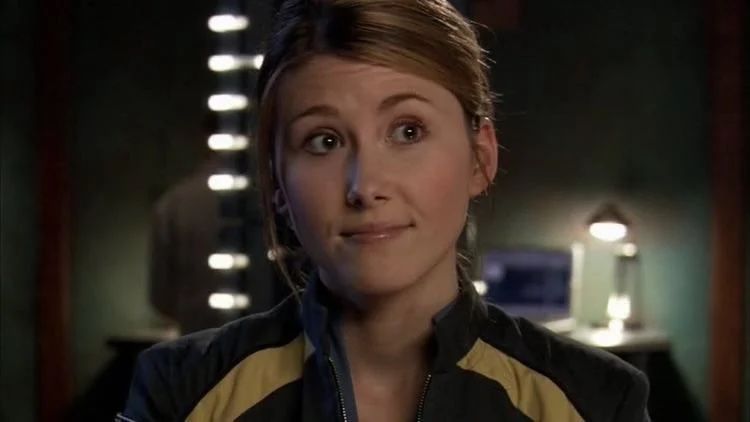 Dr. Jennifer Keller (Jewel Staite) looks hopeful.