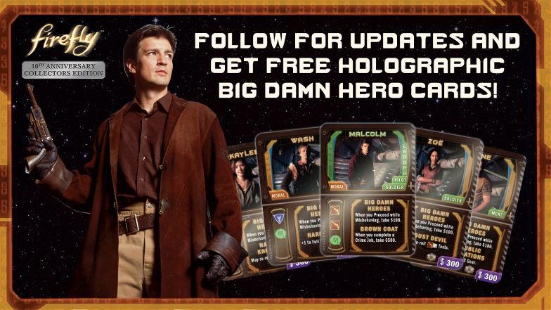 Firefly Boardgame Crowdfunds 10th Anniversary Set