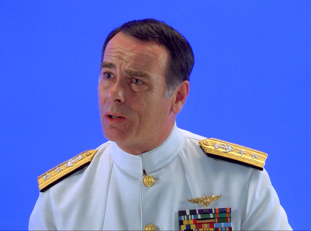 Al Calavicci (Dean Stockwell) in his tropical navy whites.