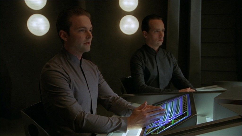 Aschen ambassadors Mollem (Dion Luther) and Borren (Robert Moloney).