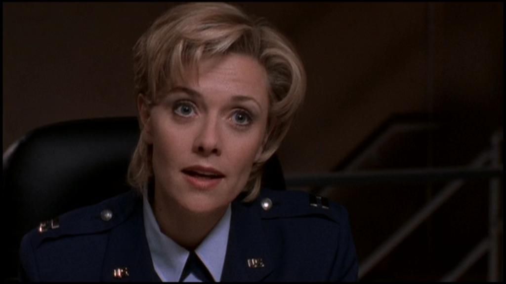 Samantha Carter (Amanda Tapping) speaks.