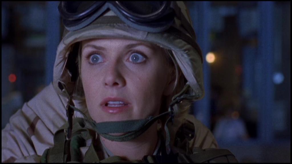 Samantha Carter (Amanda Tapping) looks wide-eyed.