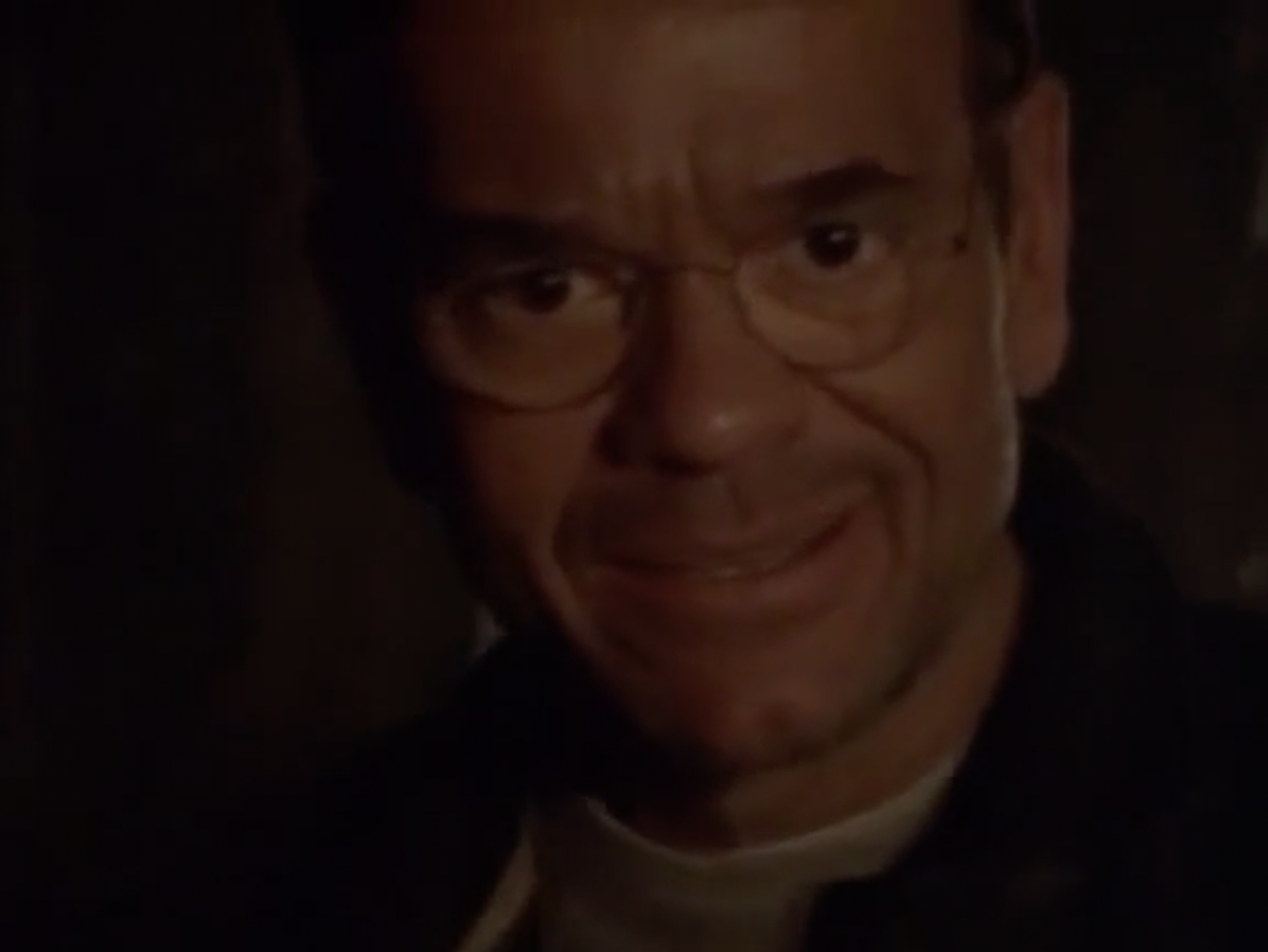 Emmet Harley (Robert Picardo) speaks.